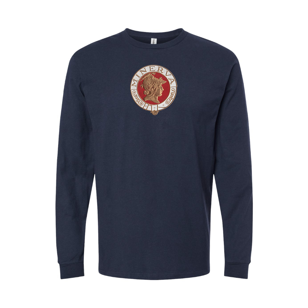 Men's Minerva Cars Logo Long Sleeve T-Shirt