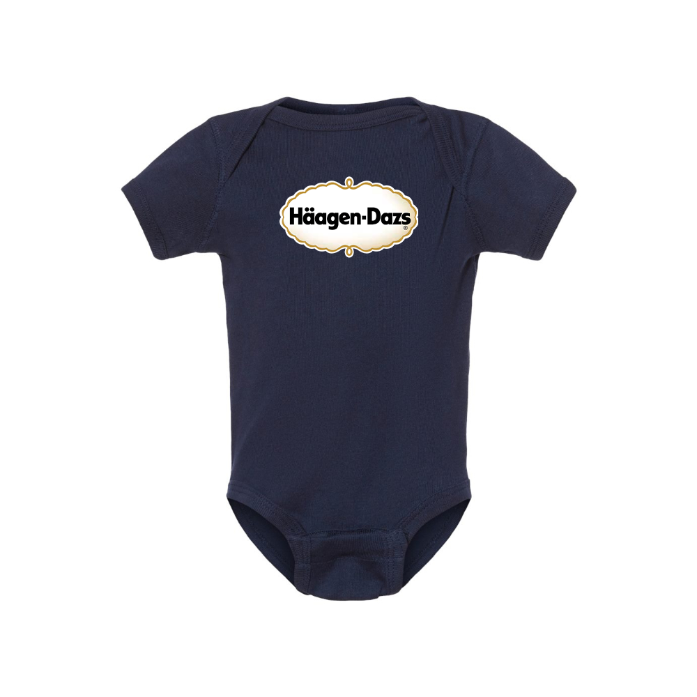 Haagen Dazs Logo Baby Romper Onesie