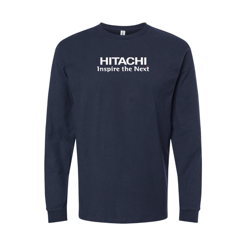Youth Hitachi Logo Cotton Long Sleeve T-Shirt