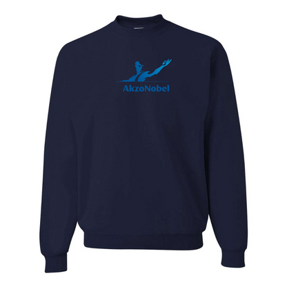 Men's AkzoNobel Logo JERZEES NuBlend Crewneck Sweatshirt