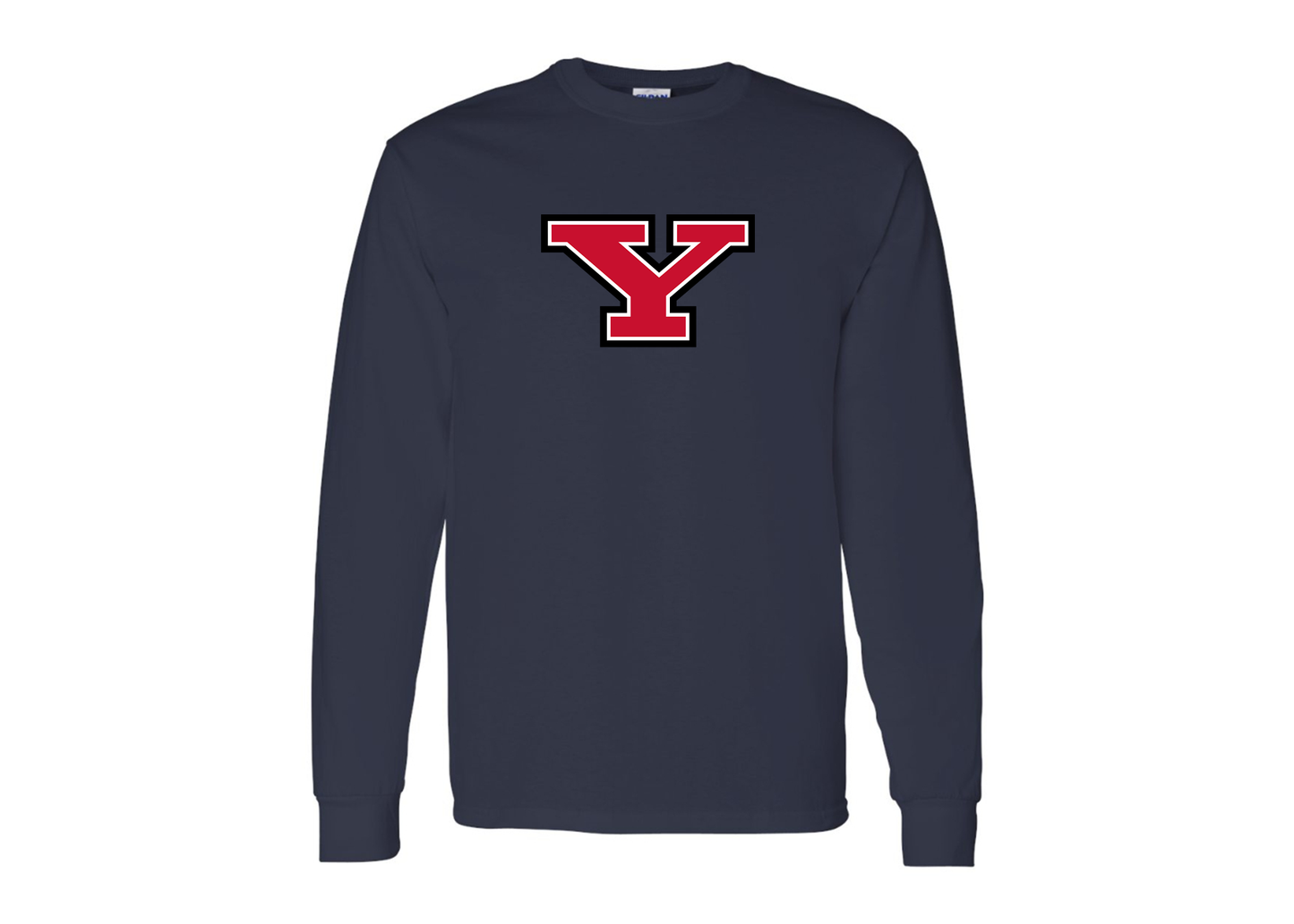 Men's Youngstown State Penguins Gildan Heavy Cotton Long Sleeve T-Shirt