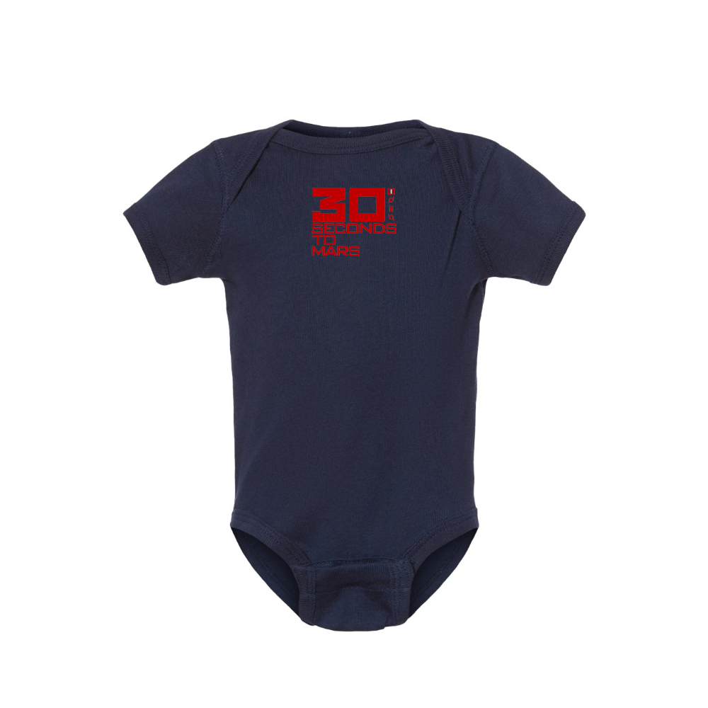 30 Seconds To Mars Logo Baby Romper Onesie