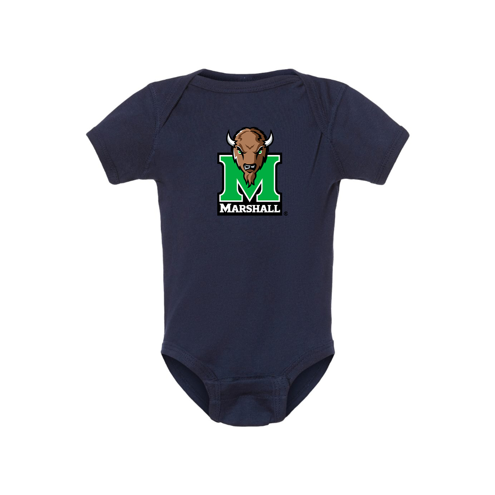 Marshall Thundering Herd Logo Baby Romper Onesie