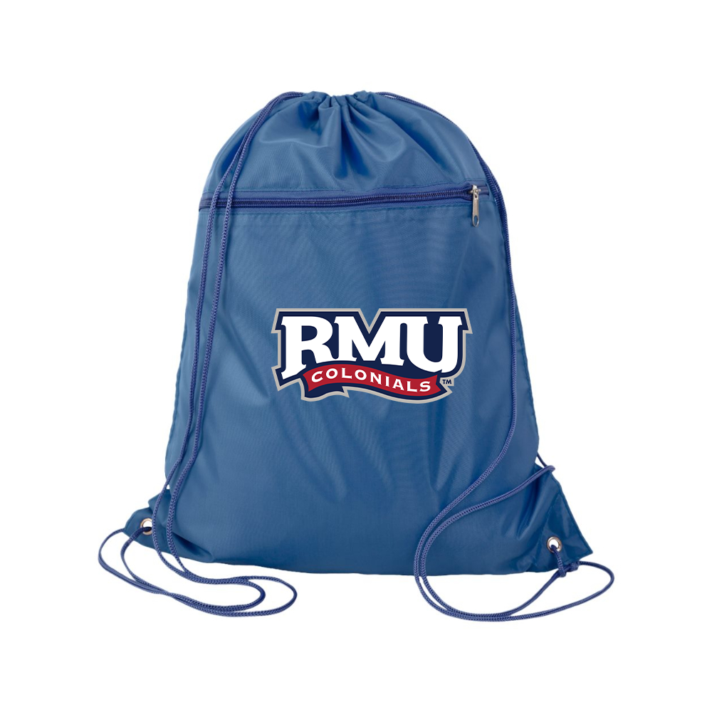 Robert Morris Colonials Logo Q-Tees - Polyester Cinchpack