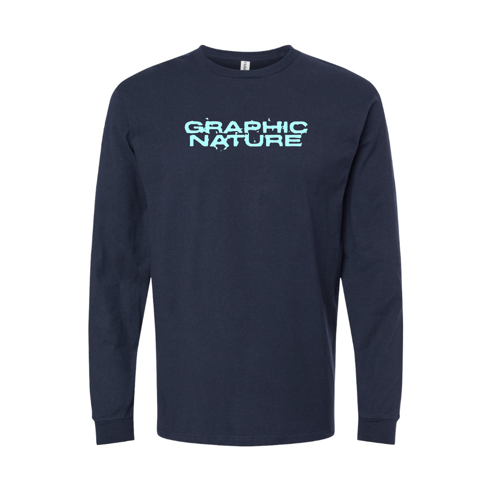 Men's Graphic Nature Logo Long Sleeve T-Shirt