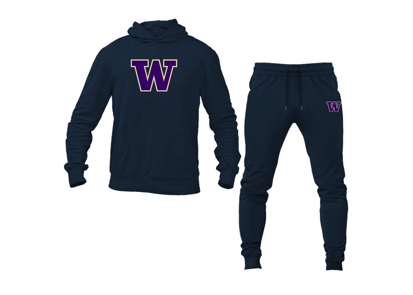 Men's Washington Huskies Hoodie Joggers Set