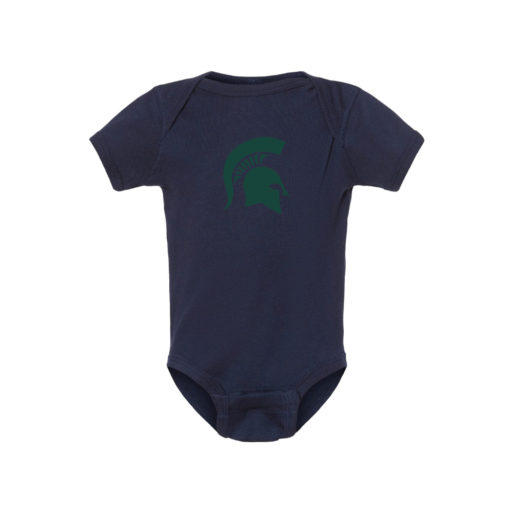 Michigan State Spartans Logo Baby Romper Onesie