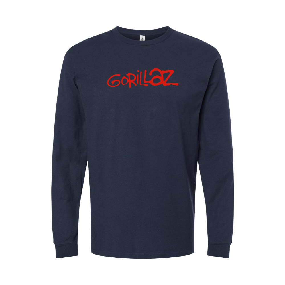 Men's Gorillaz Logo Long Sleeve T-Shirt