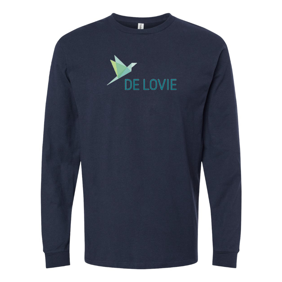 Youth De Lovie Logo Cotton Long Sleeve T-Shirt