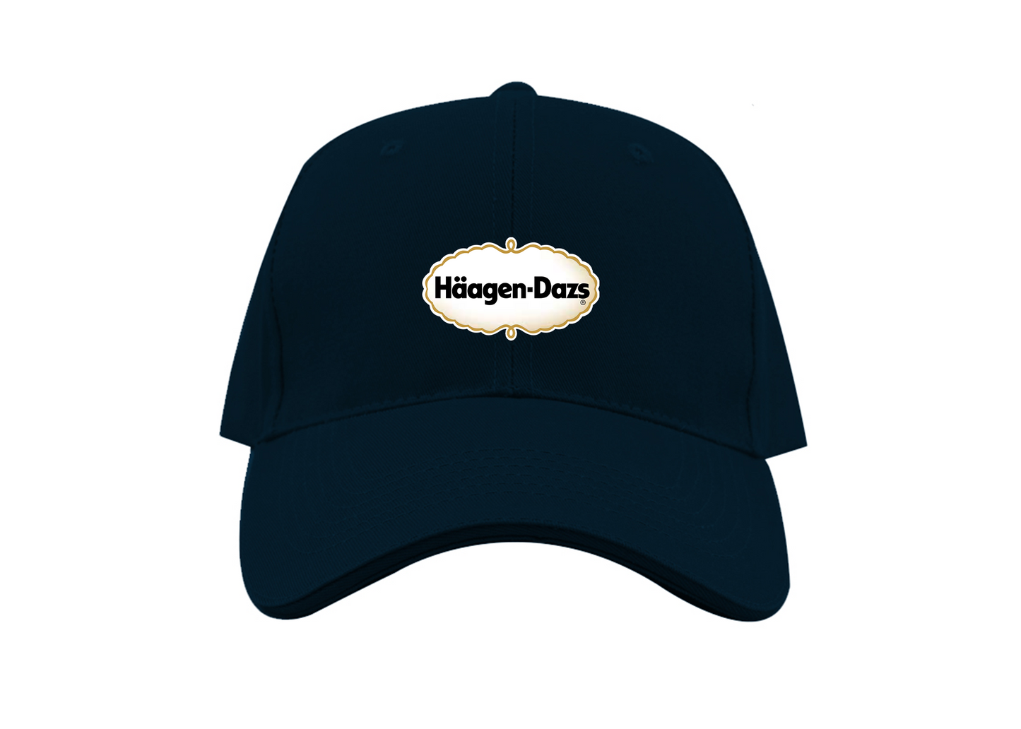 Haagen Dazs Logo Dad Baseball Cap Hat