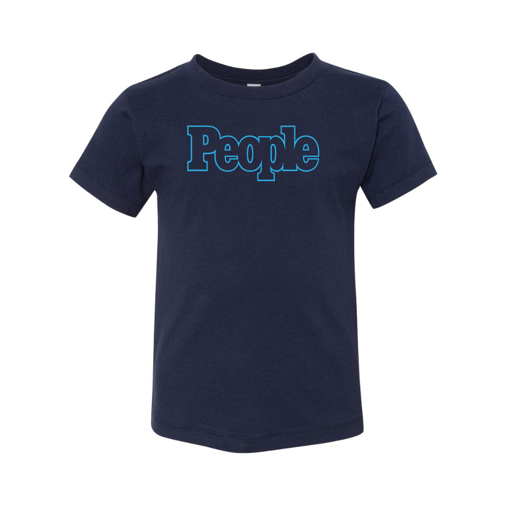 People Magazine Logo BELLA  CANVAS Toddler Jersey Tee