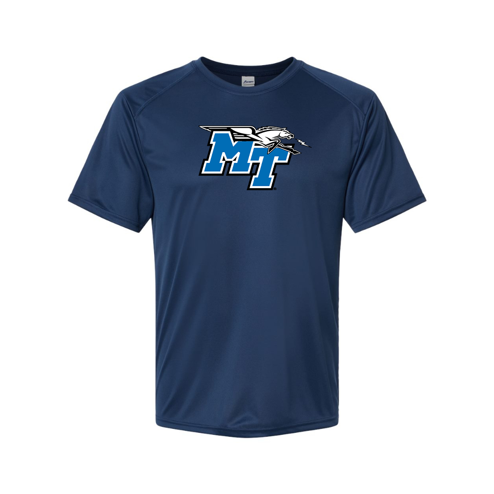 Men's Middle Tennessee Blue Raiders Logo Polyester T-Shirt