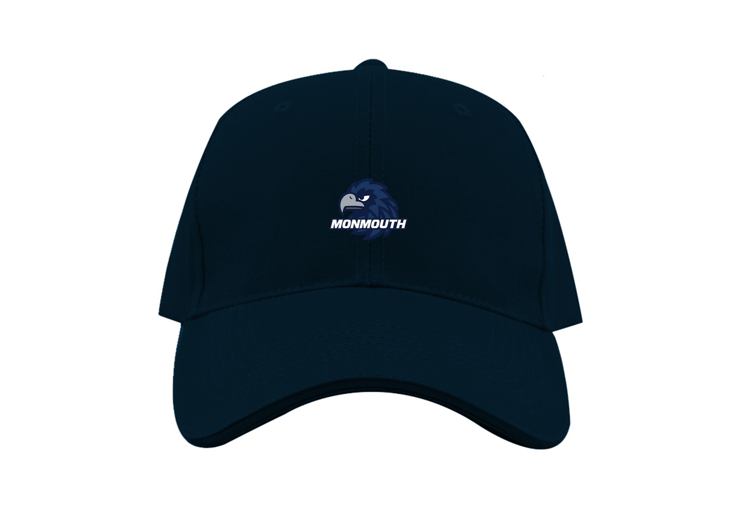 Monmouth Hawks Logo Dad Baseball Cap Hat