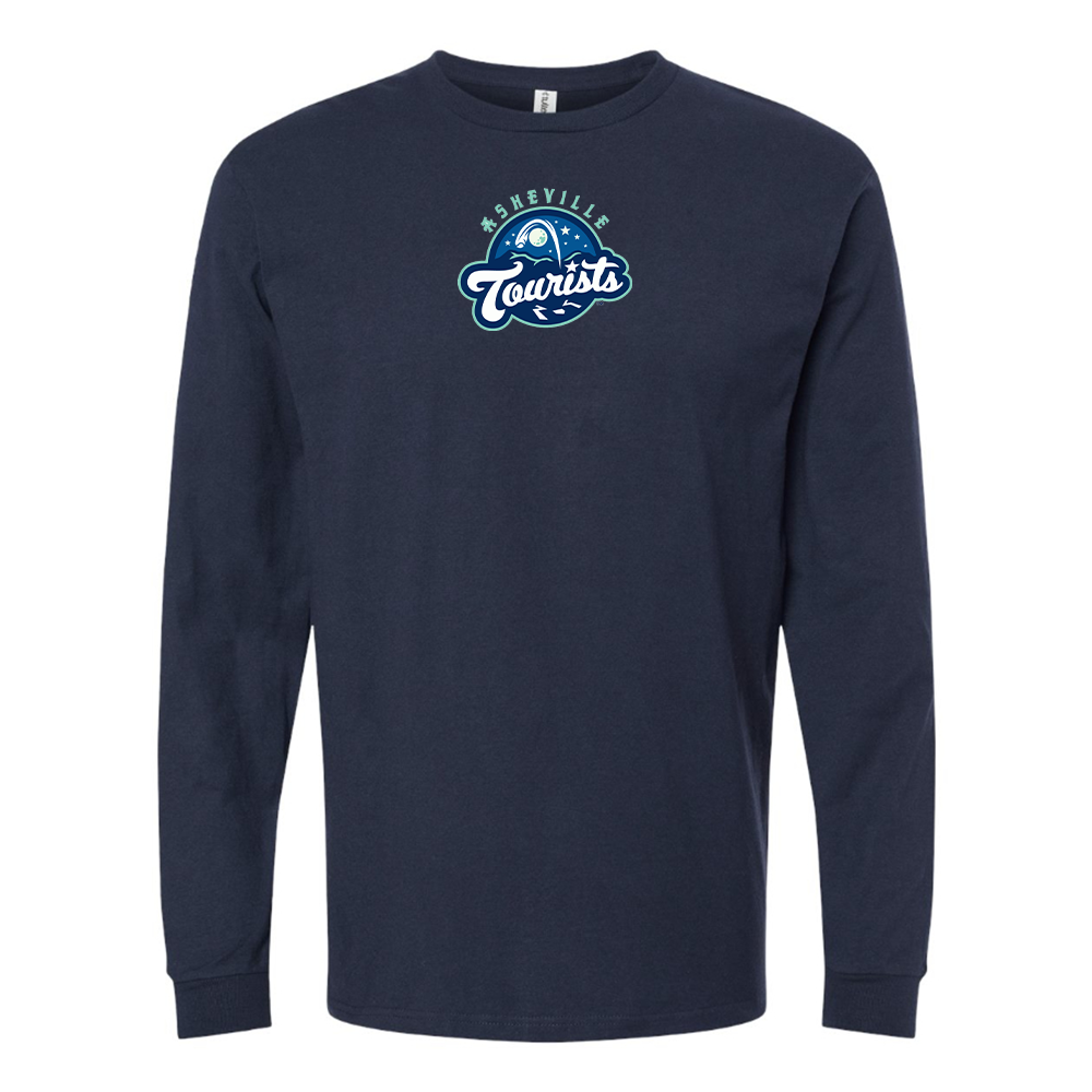Youth Asheville Tourists Logo Cotton Long Sleeve T-Shirt