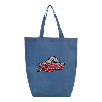 Rider Broncs Logo Q-Tees Non-Woven Gusset Bottom Tote