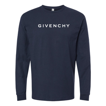 Men's Givenchy Logo Long Sleeve T-Shirt