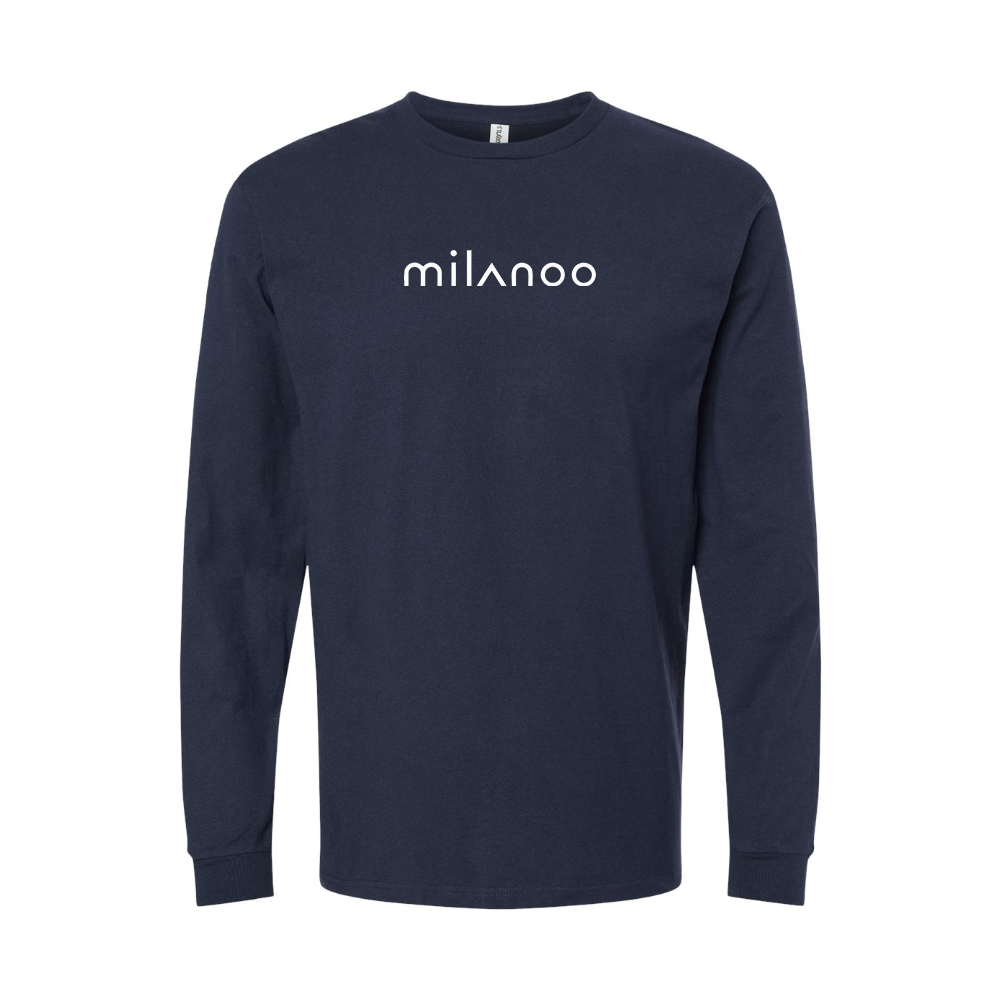 Men's Milanoo Logo Long Sleeve T-Shirt