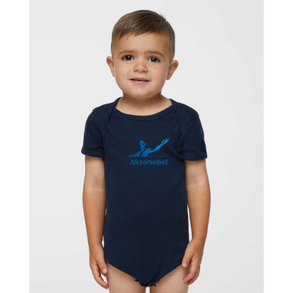 AkzoNobel Logo  Rabbit Skins Infant Baby Rib Bodysuit