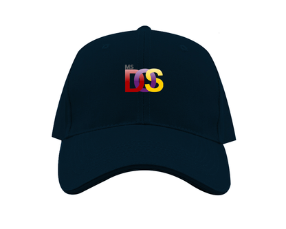 MS DOS Logo Dad Baseball Cap Hat