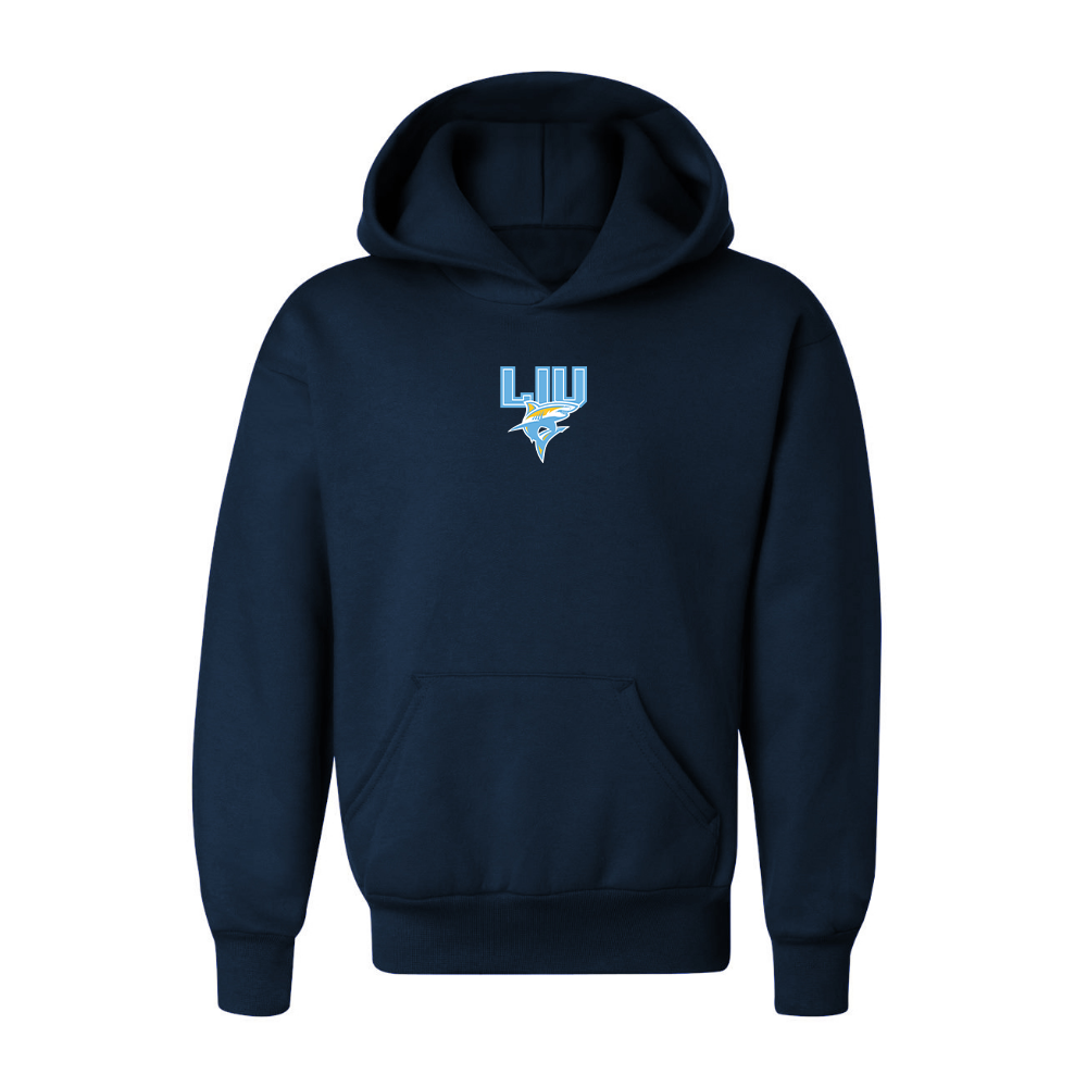 Youth LIU Brooklyn Blackbirds Logo Pullover Hoodie
