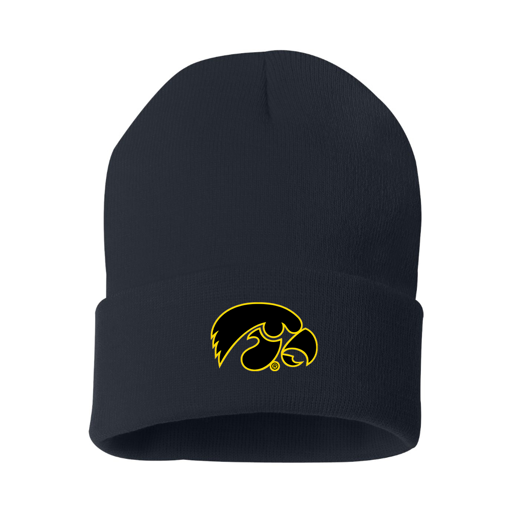 Lowa Hawkeyes Logo Beanie Hat