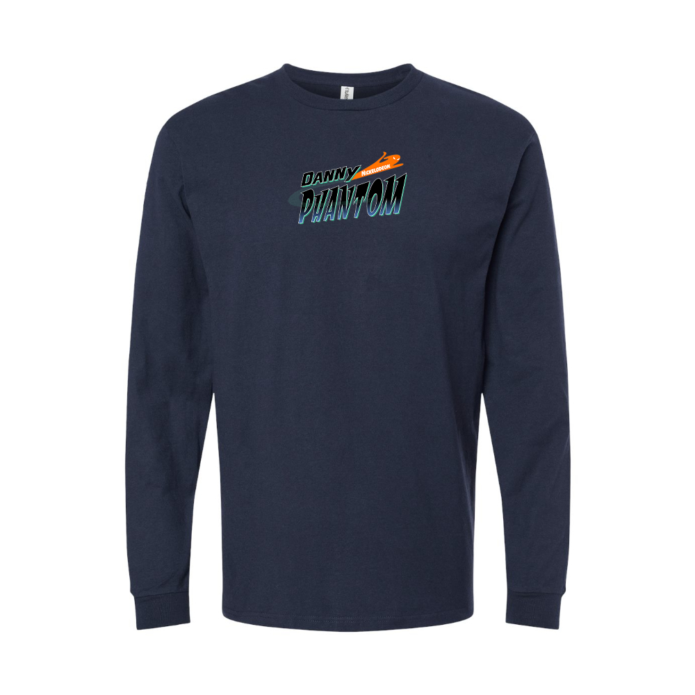 Men's Danny Phantom Logo Long Sleeve T-Shirt
