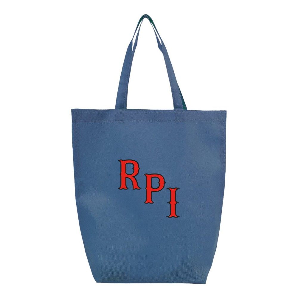 RPI Engineers Logo Q-Tees Non-Woven Gusset Bottom Tote
