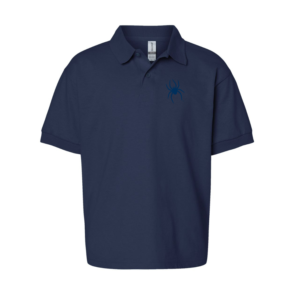 Youth Richmond Spiders Logo Gildan Dry Blend Jersey Polo