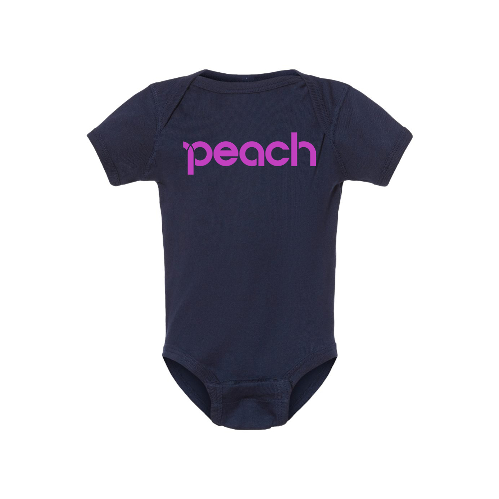 Peach Aviation Logo Baby Romper Onesie