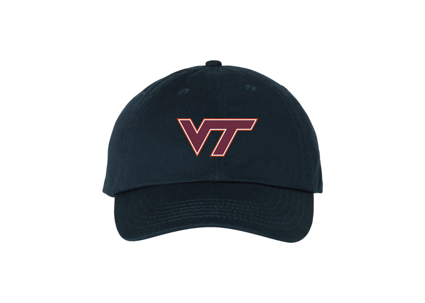 Virginia Tech Hokies Valucap Adult Bio-Washed Classic Dad Hat