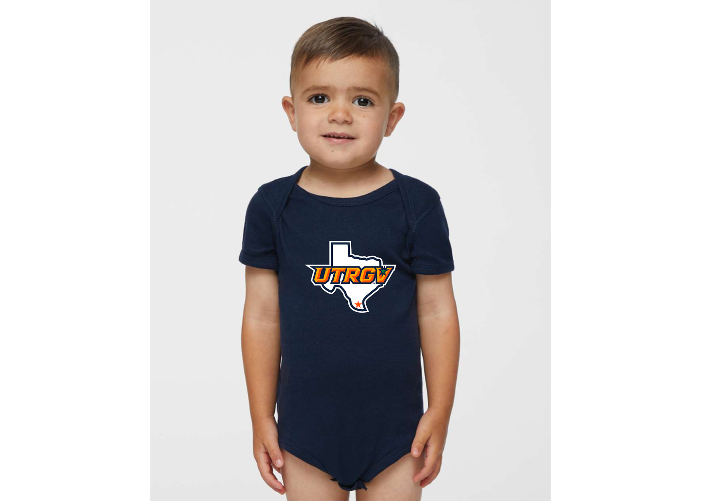 UTRGV Vaqueros Rabbit Skins Infant Baby Rib Bodysuit