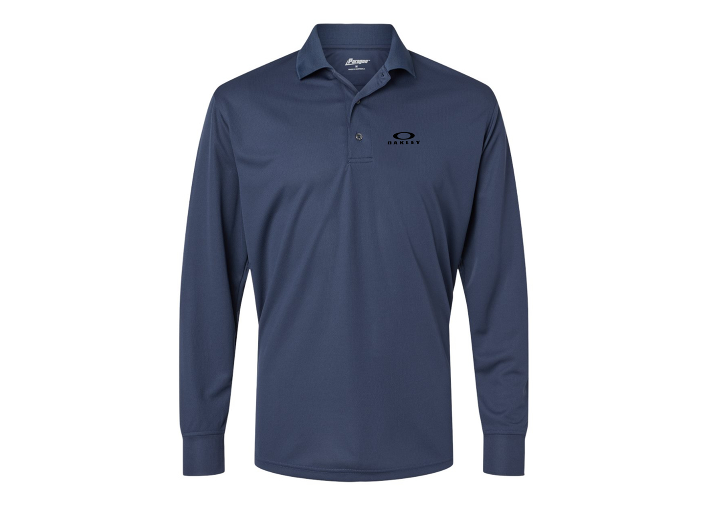 Men's Oakley Logo Paragon Prescott Long Sleeve Polo