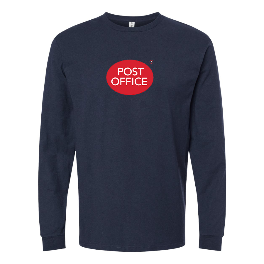 Youth Post Office Logo Cotton Long Sleeve T-Shirt