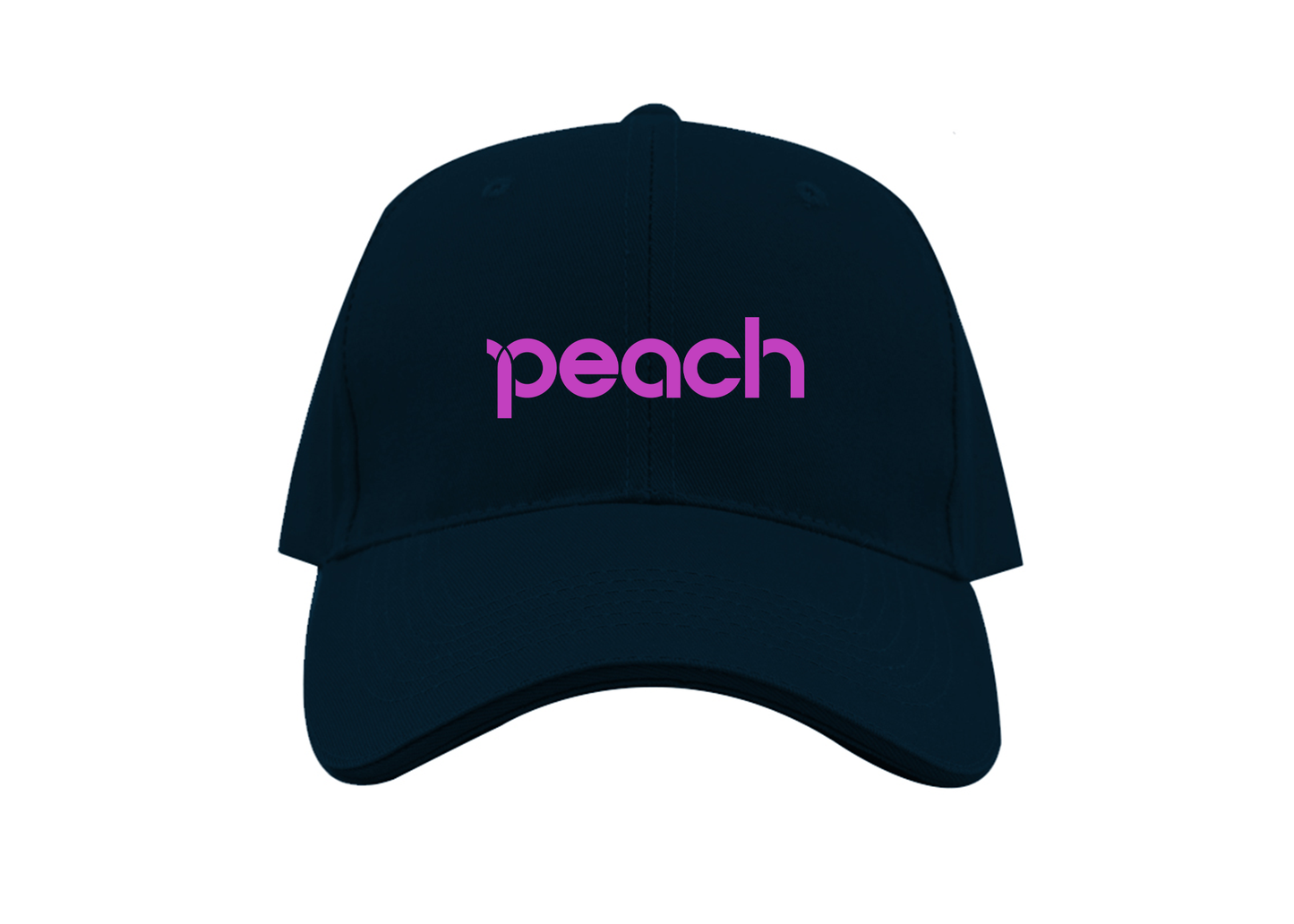 Peach Aviation Logo Dad Baseball Cap Hat