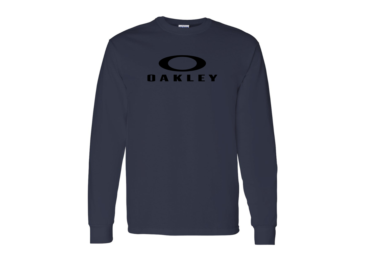 Men's Oakley Logo Gildan Heavy Cotton Long Sleeve T-Shirt