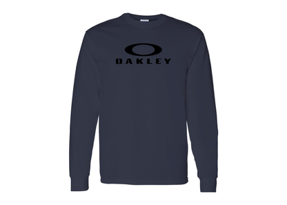 Men's Oakley Logo Gildan Heavy Cotton Long Sleeve T-Shirt