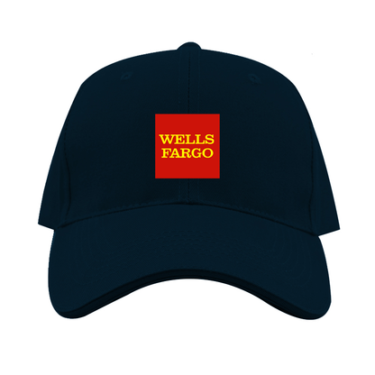 Wells Fargo Logo Dad Baseball Cap Hat