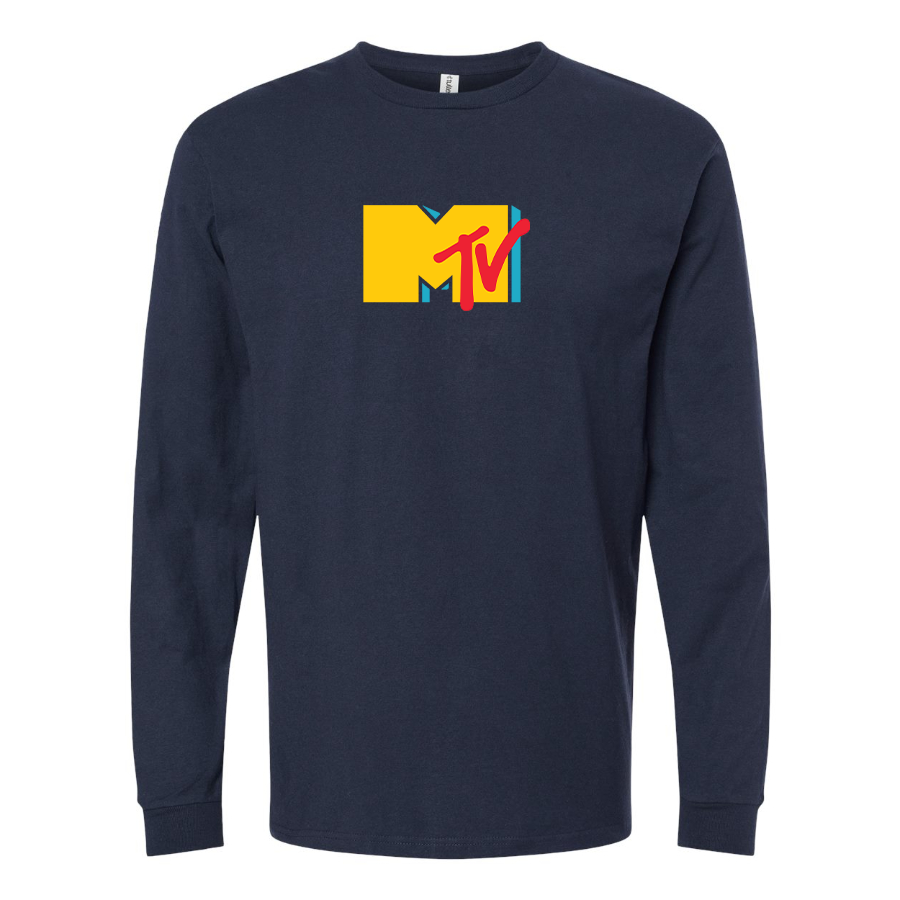 Youth MTV Logo Cotton Long Sleeve T-Shirt
