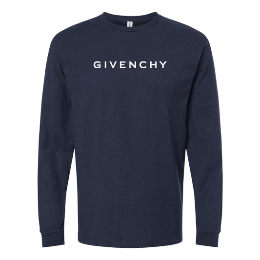 Youth Givenchy Logo Cotton Long Sleeve T-Shirt