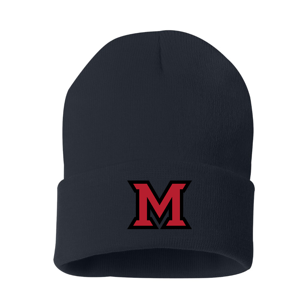 Miami Ohio RedHawks Logo Beanie Hat