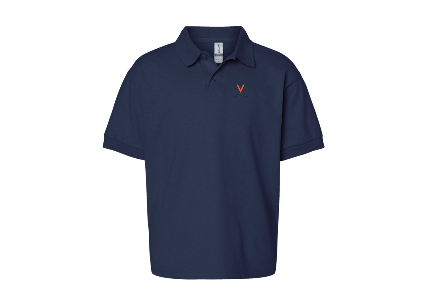 Youth Virginia Cavaliers Gildan Dry Blend Jersey Polo