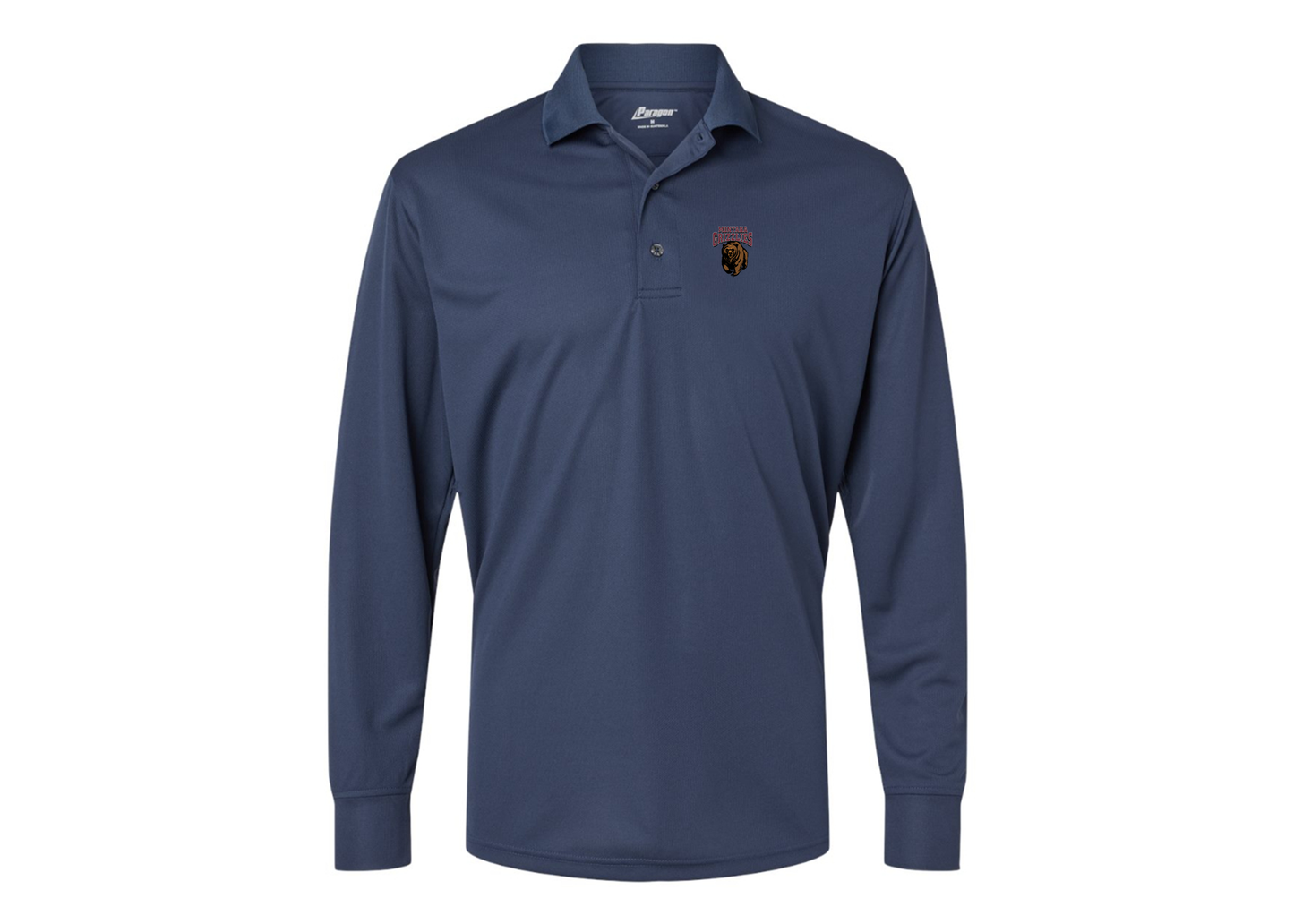 Men's Montana Grizzliesl Paragon Prescott Long Sleeve Polo
