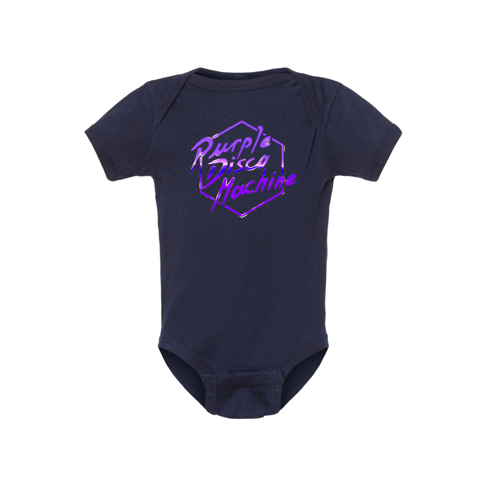 Purple Disco Machine Baby Romper Onesie