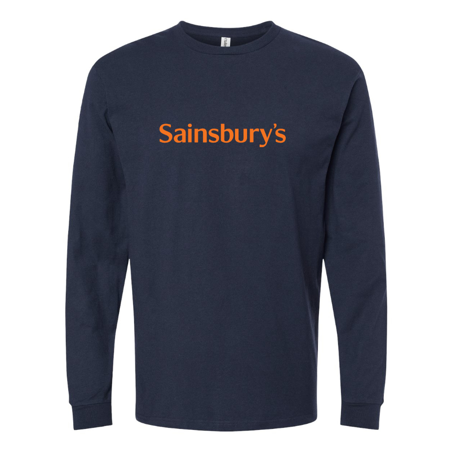 Youth Sainsbury_s Logo Cotton Long Sleeve T-Shirt