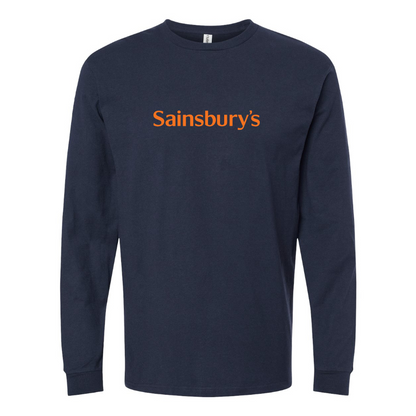 Men's Sainsbury_s Logo Long Sleeve T-Shirt