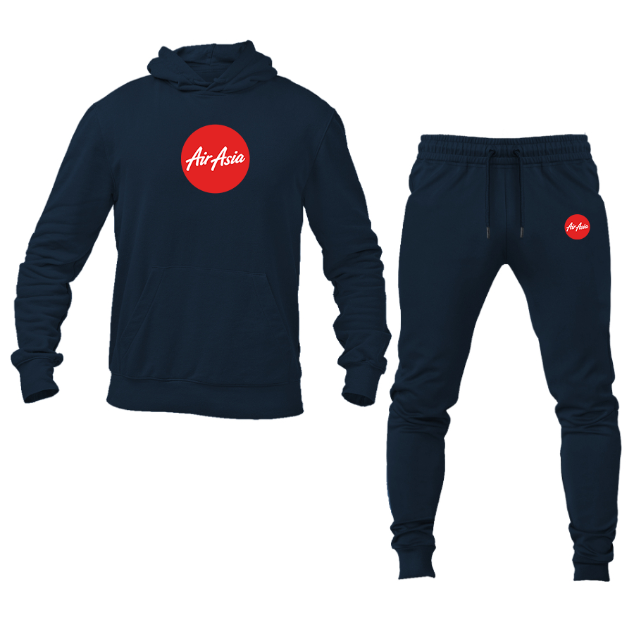 Men's Air Asia Logo Hoodie Joggers Set