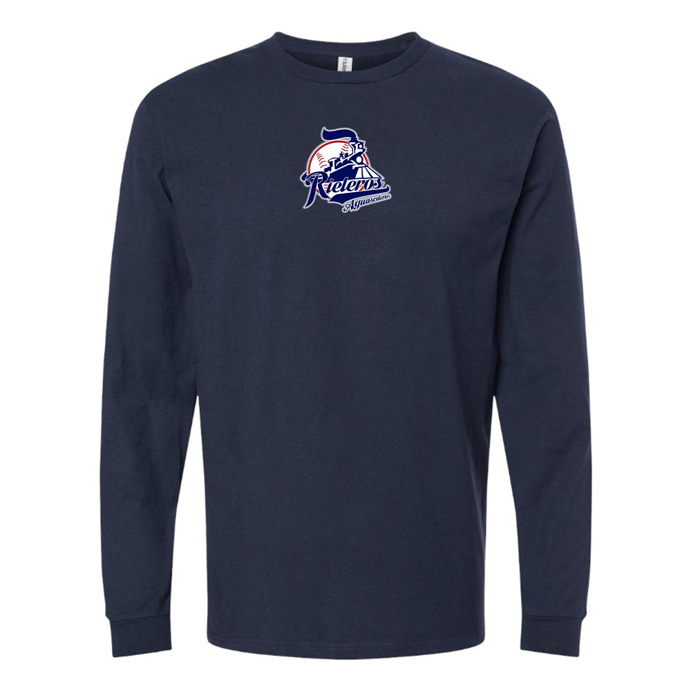 Men's Aguascalientes Rieleros Logo Long Sleeve T-Shirt