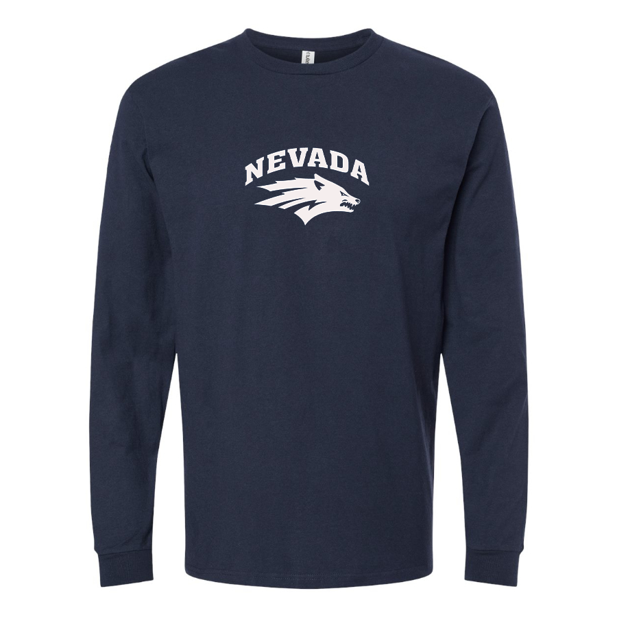 Men's Nevada Wolf Pack Logo Long Sleeve T-Shirt