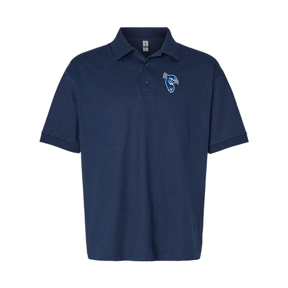 Men's Saint Peters Peacocks Logo Gildan Dry Blend Jersey Polo