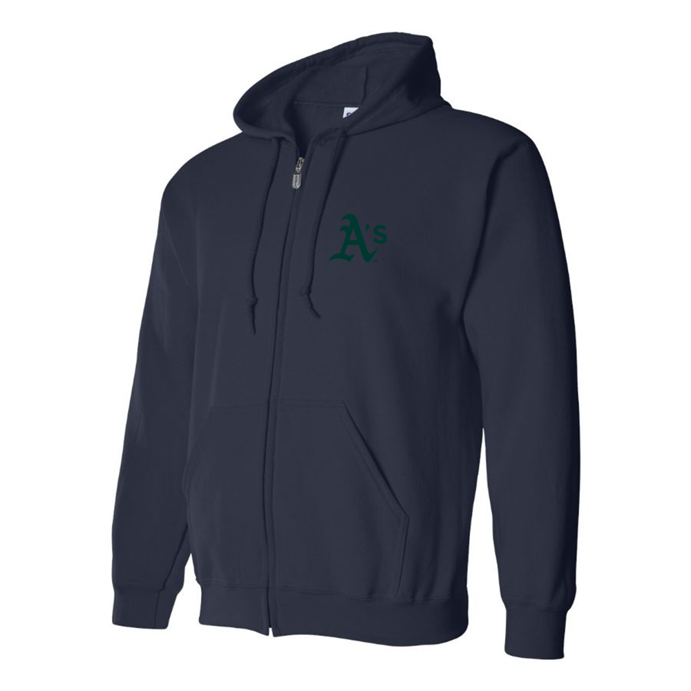 Men's Athletics Logo Zipper Hoodie